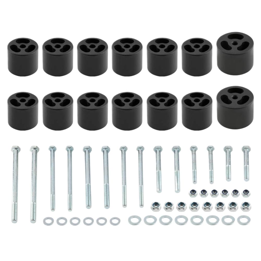 Kit bulloni Blocco Sollevamento carrozzeria da 50 mm e 2 Pollici Compatibile con Navara D22 Dual