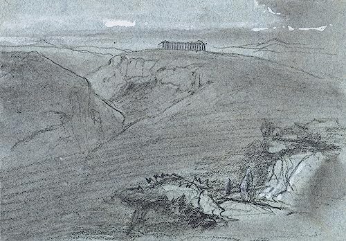 Toile Ségeste d'Edward Lear - Impression Peinture Célèbre MSTECO 60x90cm
