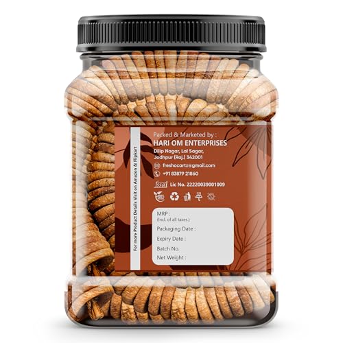 Image of FreshoCartz Dried Anjeer 500g| Sun-Dried Exotic Figs | Farm Fresh Afghan Anjeer