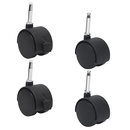 ChengFu Ruedas para silla alta, reemplazo de ruedas para andador de bebé, accesorios para caminantes, ruedas de goma de plástico, ruedas para silla