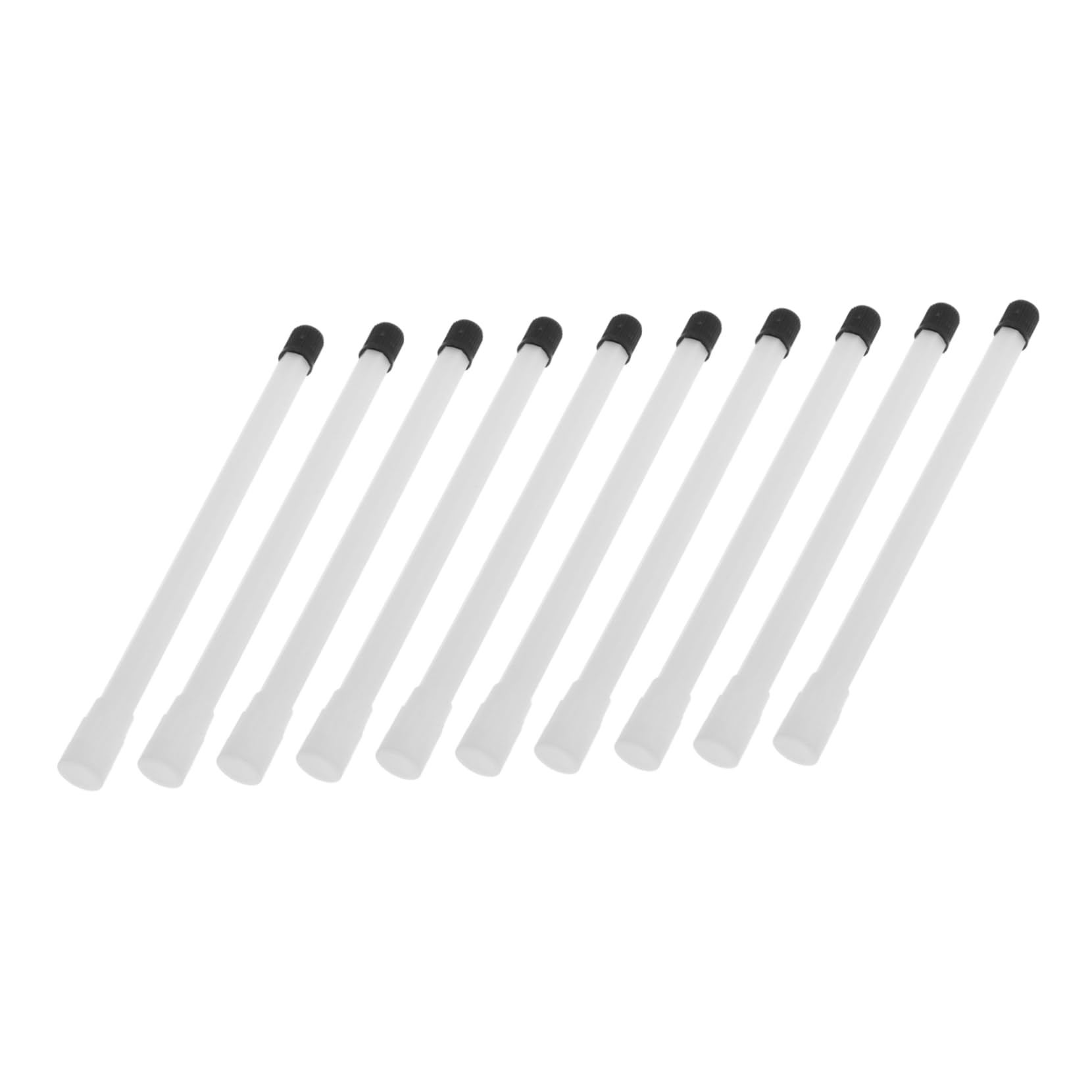 GRIRIW 10Pcs Tire Valve Extension Rods Plastic Valve Nozzle Extenders for Bike Scooter and Dual Wheels Easy Tire Inflation Accessory