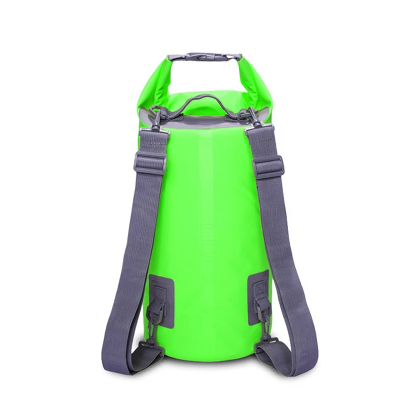 Wasserdichter Beutel PVC Wasserdichter Rucksack Kajak Beutel Outdoor Trekking Schulter Dry Bag Reise Tauchen Boot Ozean Pack Fluss Tasche 5L 10L 15L 20L 30L(Green,10L)