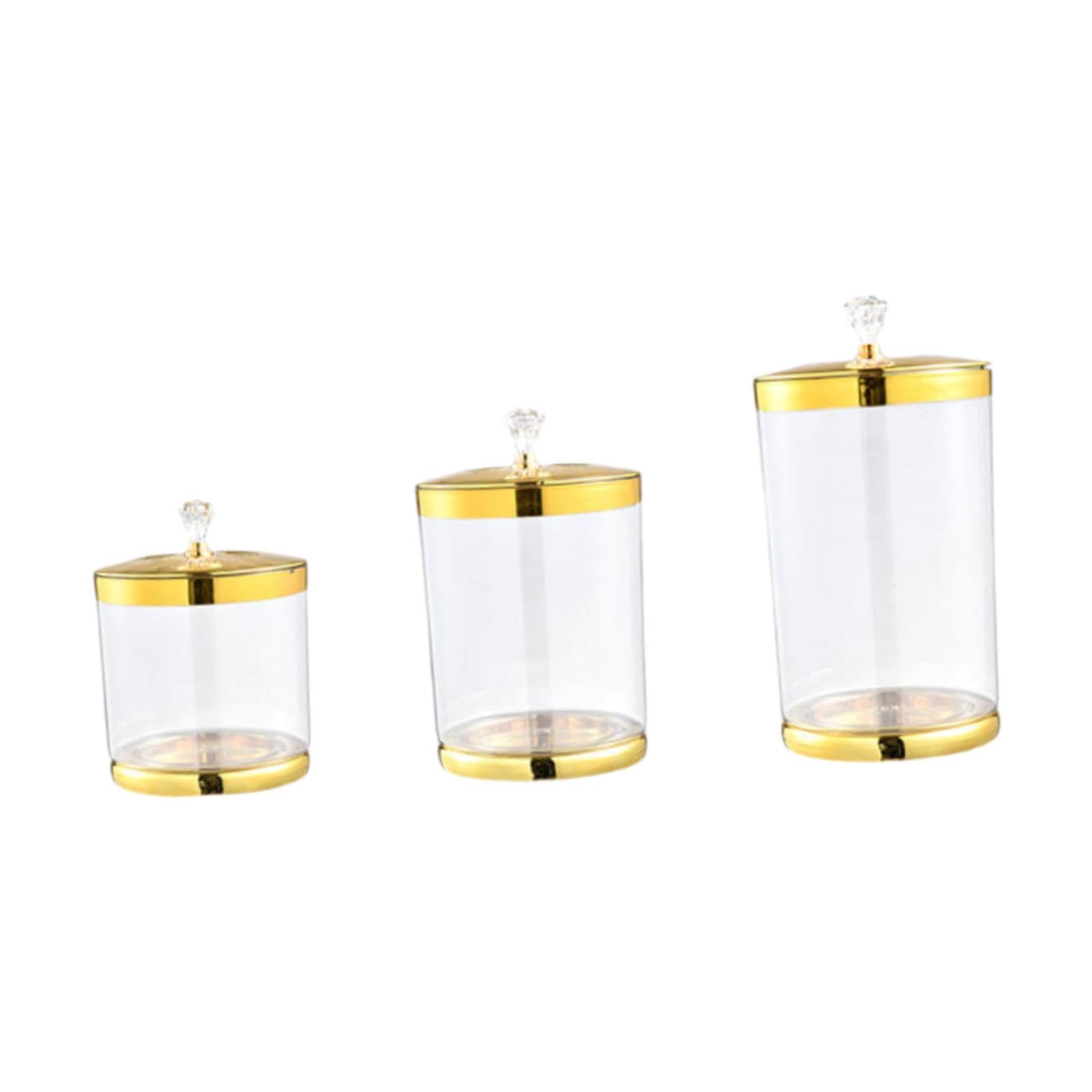 3 Piezas Tarro para Despensa Tarro para Dulces Contenedor de Alimentos Secos Bote para Arroz Bote para Legumbres con Tapa a Prueba de Fugas
