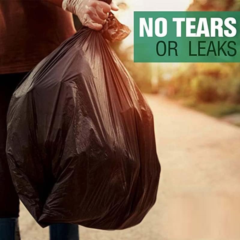 Image of SkyWare Garbage Bags, Extra Large - (29 x 39 Inches) - 10 Bags /Roll, 60 Count (Pack of 6, Black), Plastic