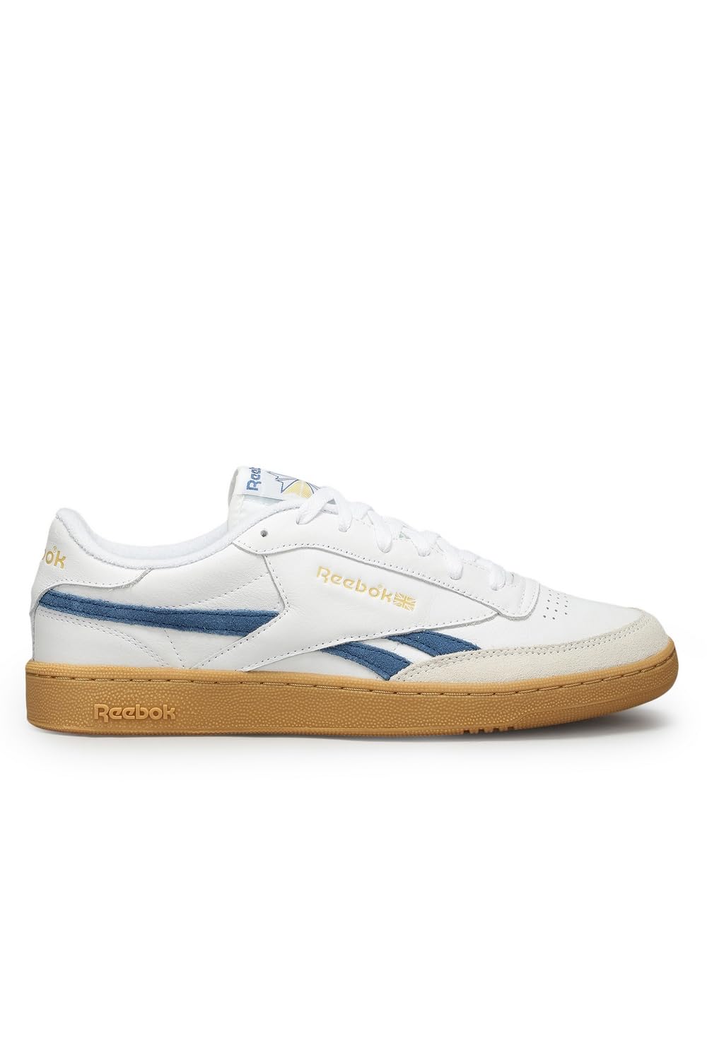 Reebok Unisex Club C Revenge Vintage Trainers, White/Athletic Blue/Gum, 43 EU