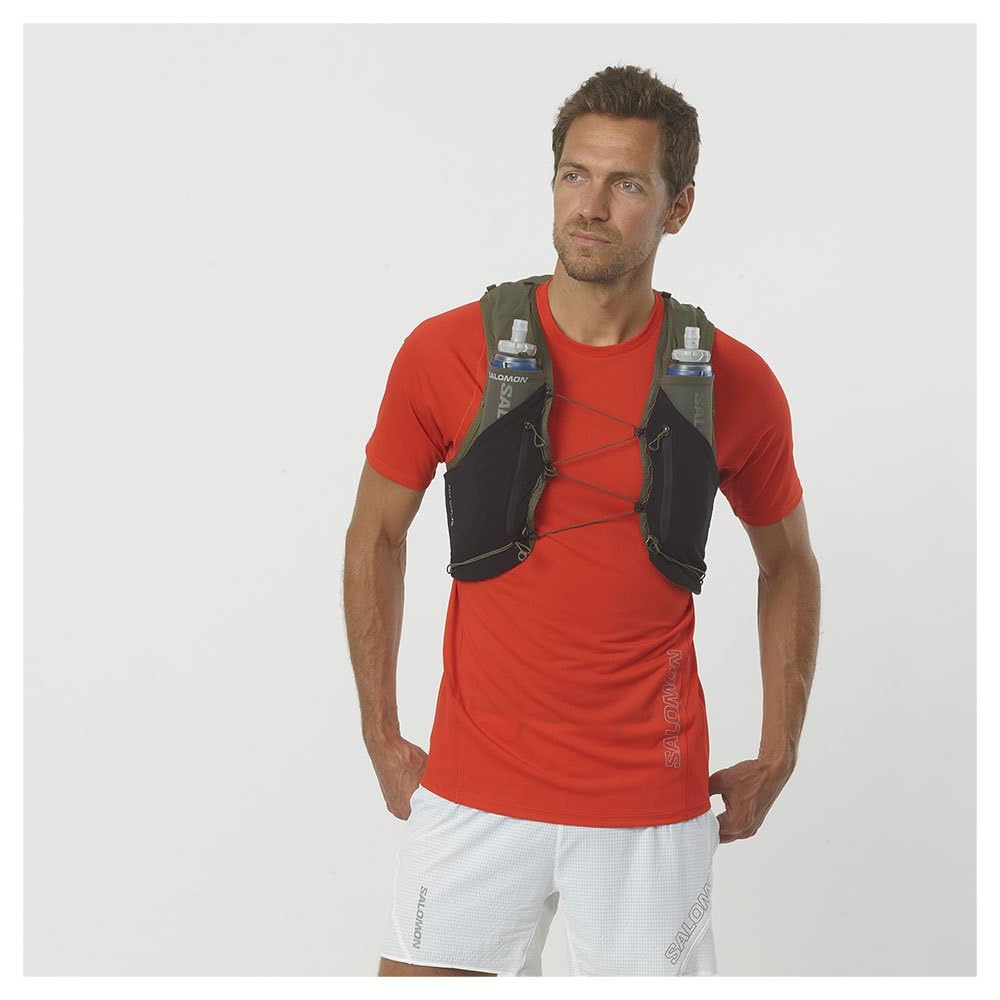 adv skin 12 with flasks 三谷 Amazon.co.jp: SALOMON ADV SKIN 12 RACE FLAG SET BKW L