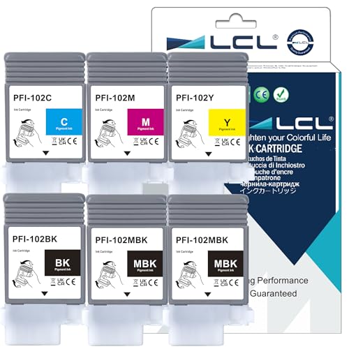 PFI102 cartouche d'encre fluide pour des lignes ultra nettes sur plans Canon iPF750 et iPF610