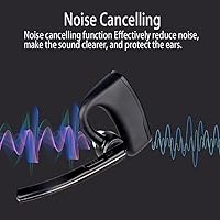 Vista 3 de radtel Walkie Talkie Bluetooth Headset, Bluetooth Earpiece with Noise Cancelling Mic, Compatible RT-470X BaoFeng Kenwood Quansheng Radios uv-k5