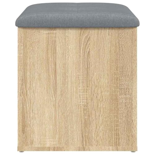 Meuble de rangement en bois chêne Sonoma 42 cm avec coffre rabattable