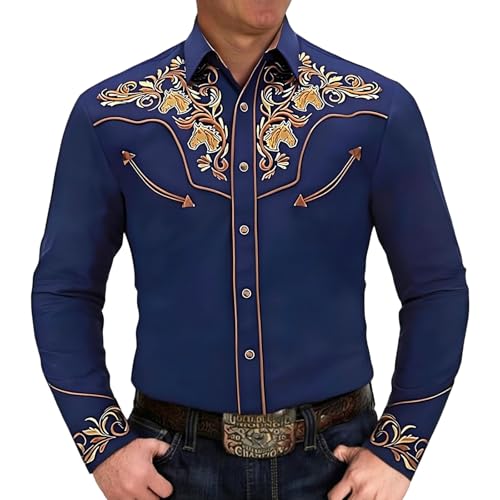 Chemise western fine et légère pour éviter la chaleur du style cowboy - 7