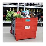 Leichte und langlebige Kunststoffkonstruktion, glatt rollendes Gummirad