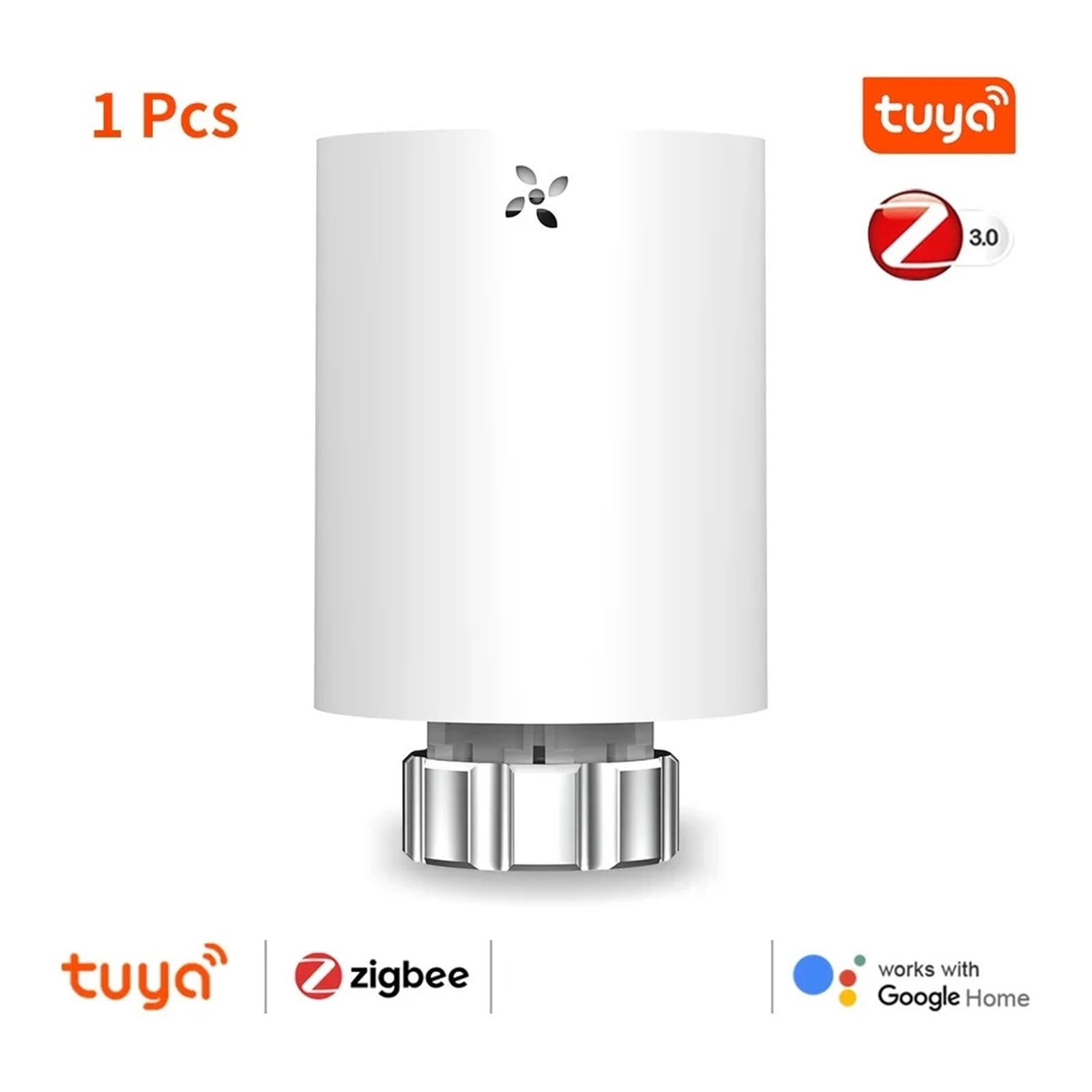 Inteligentne Życie Tuya Zigbee3.0 Siłownik Zaworu Grzejnikowego Termostat Programowalna Temperatura Sterowanie Ogrzewaniem Głosowe Automatyczna Regulacja