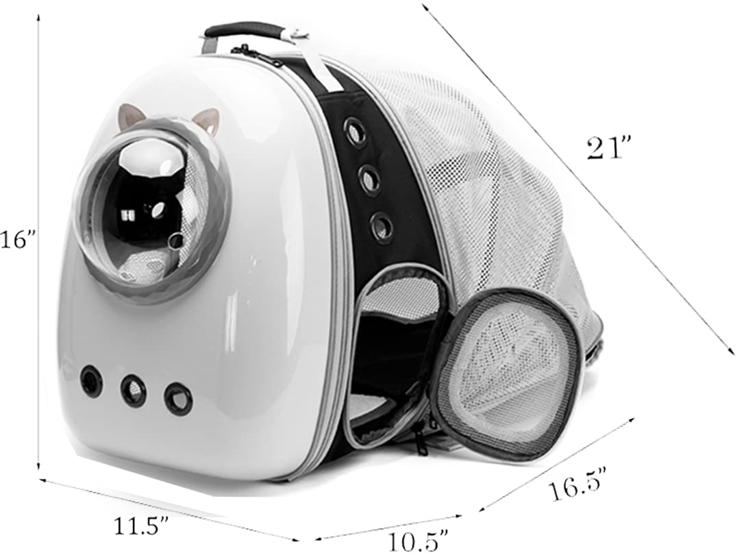 Back Expandable Cat Carrier Backpack, Backpack for Cats Kitten Small Puppy, Airline Approved Cat Bubble Backpack, Space Capsule Astronaut Carrier - image 2