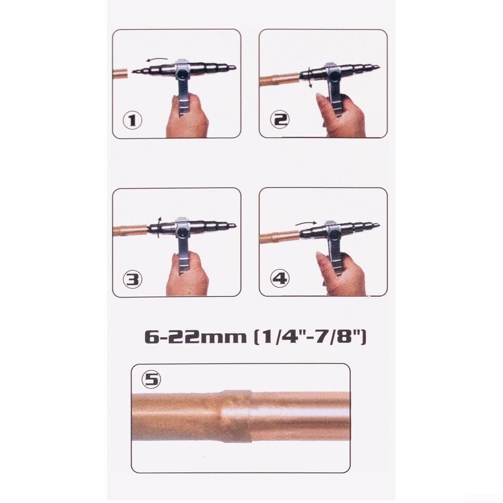 Expansor de Tubos Cobre 6-22mm Doble Cabeza