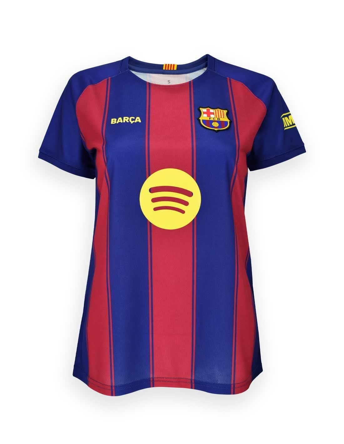FCB Camiseta FC Barcelona 1a equipación 25-26 para Mujer - Réplica Oficial