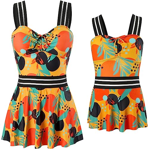 Mommy and Daughter Swimsuits Family Matching One Piece Swimsuit Summer Beachwear Sets Bathing Suits