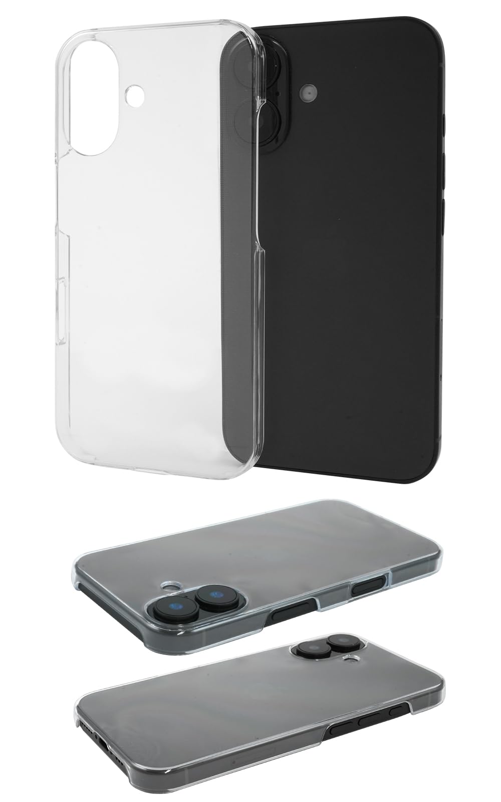 iPhoneケース 黒ふち クリア ソフト シリコン 縦16.3×横8.1 Amazon.co.jp: PLATA iPhone16用 ケース クリア 光沢 透明 アイフォン