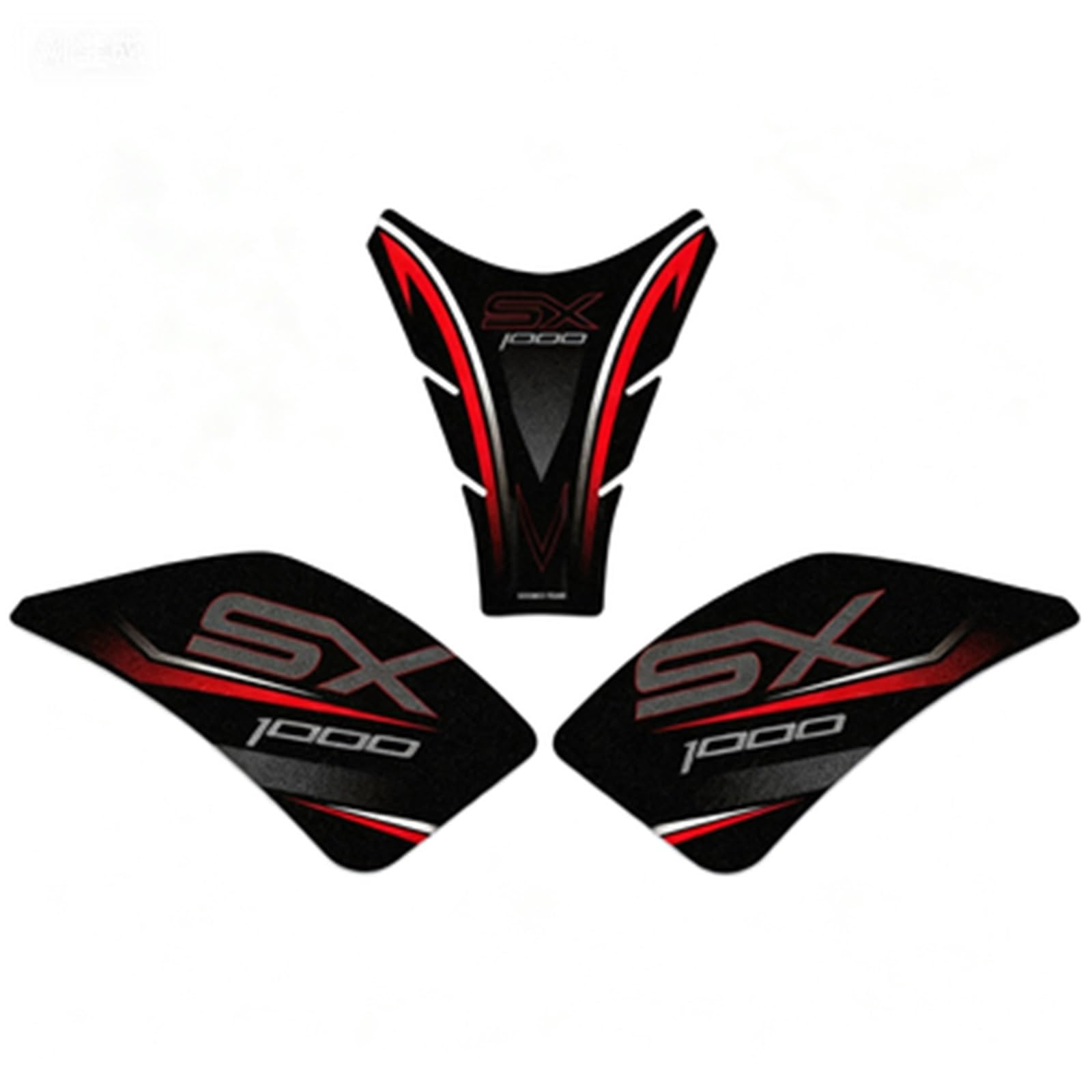 Motorcycle Fuel Tank Pad Stickers for Kawasaki for Z 1000SX for Ninja 2017-2024 Anti Slip Decals Tank Graphic(Color3)