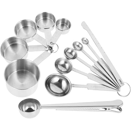 Amazon Clevercare Jp 計量スプーン 12点セット 大さじ 小さじ ステンレス製 調味料 液体用スプーン セット コンパクト 収納便利 計量 キッチン用品 キッチンツール Clevercare Jp 計量スプーン 通販