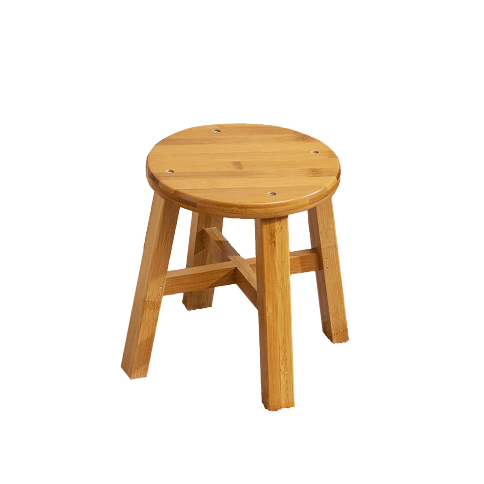 SH-RuiDu Step Stool Shoe-changing Round Stool for Shower Leg Shaving Rest2 assembled wooden bath shoe-changing round stool stool for shower leg shaving rest low stool forwomen elderly shoe-chang