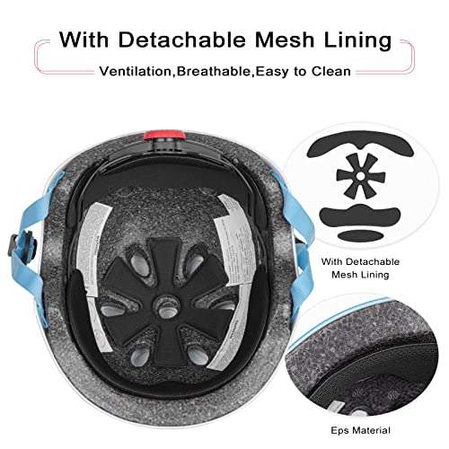 Image of Kids Bike Helmet,Toddler Skateboard Helmets for Ages 2-3-5-8-14 Years Boys Girls，Adjustable Multi-Sport Bicycle Skateboarding Football Roller Skating Scooter Rollerblade Balance Bike Helmet