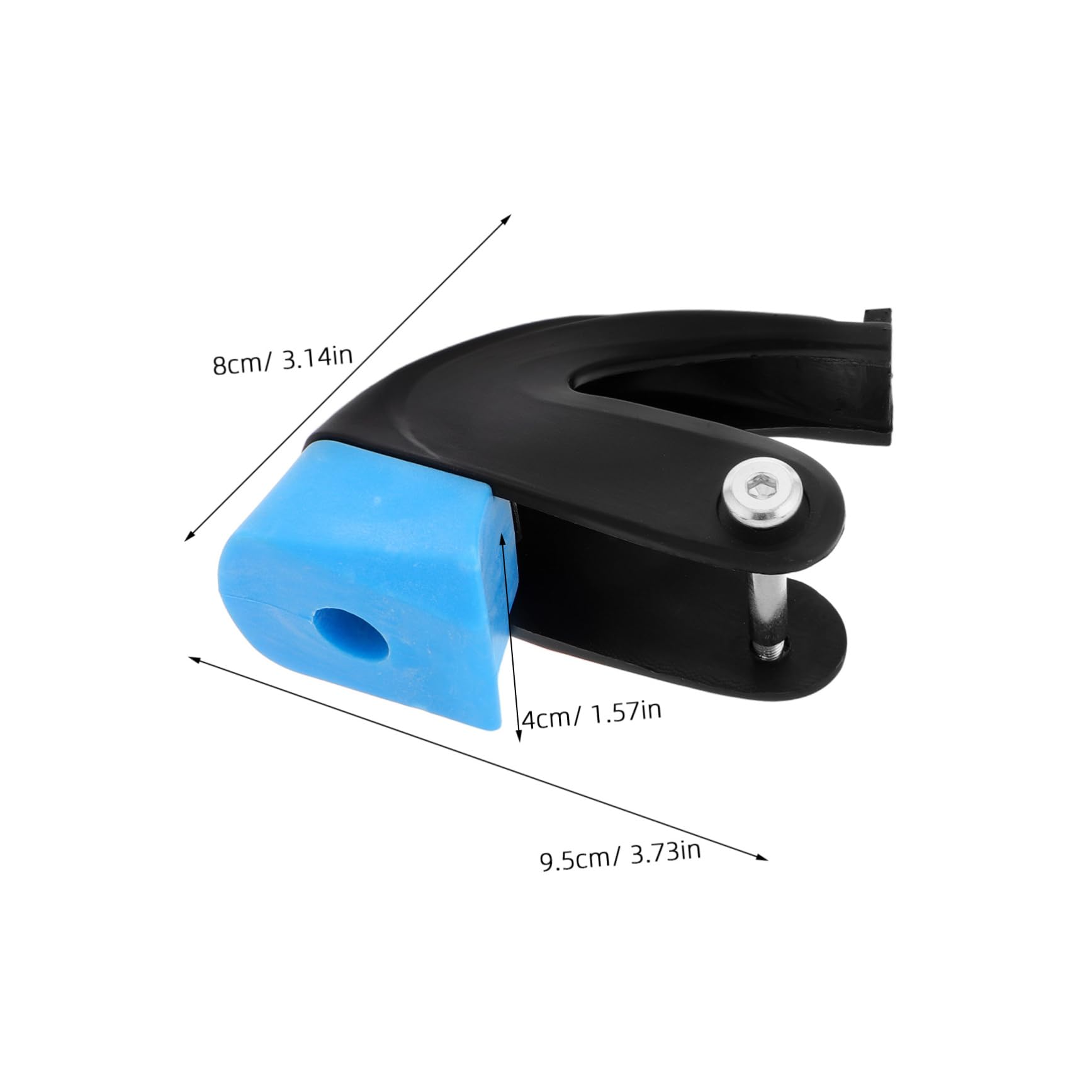 KESYOO Brake Roller Skates Roller Skate Accessories Brake Roller Skate Stops Brake Block Inline Brake Pad Roller Skate Parts Brake Stoppers Roller Shoe Brake Rubber Black