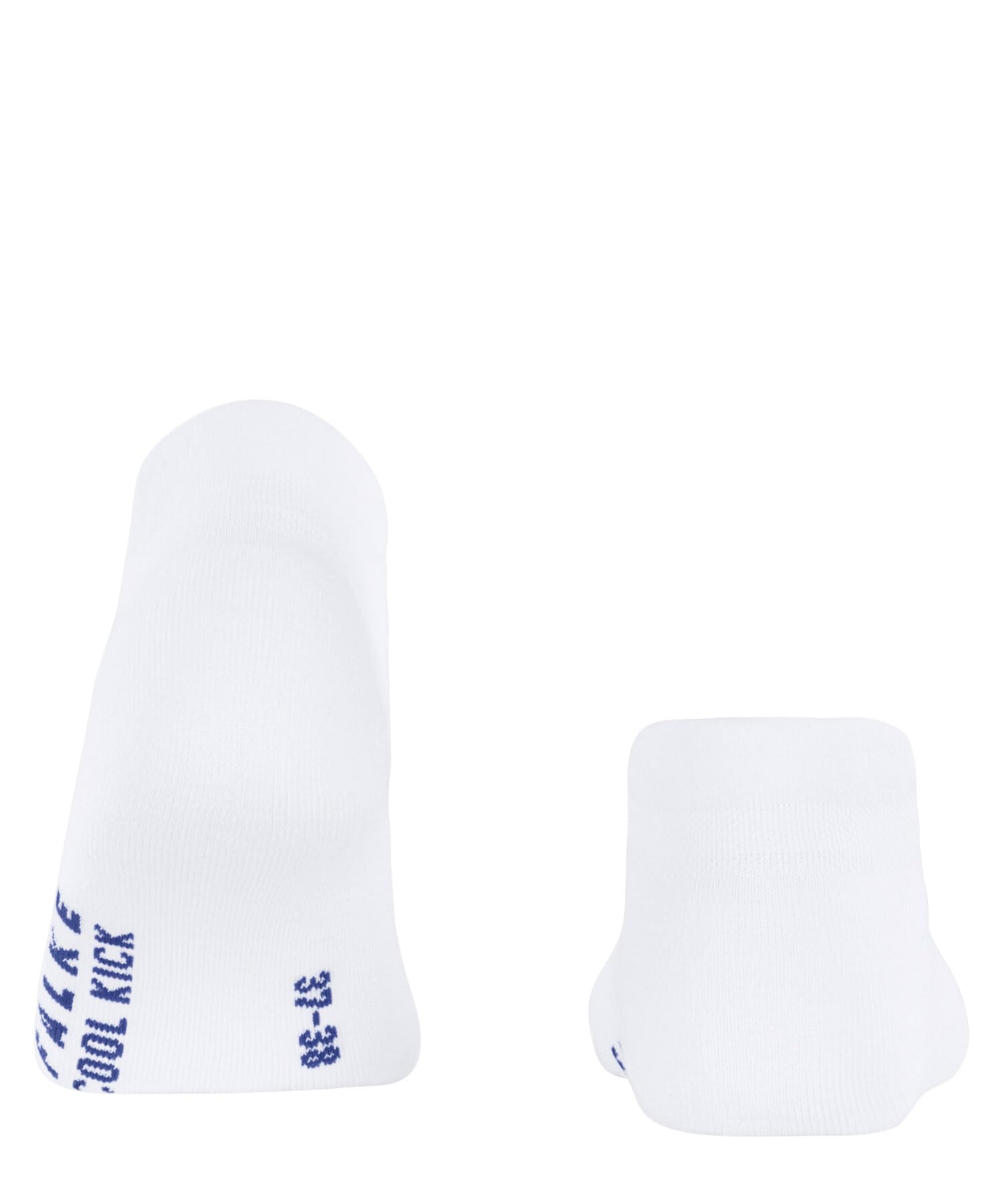 FALKE Kobiety Skarpety do trampek Cool Kick Sneaker W Sn materiał funkcyjny krótkie jednokolorowe 1 Para, Biały White 2000, 39-41