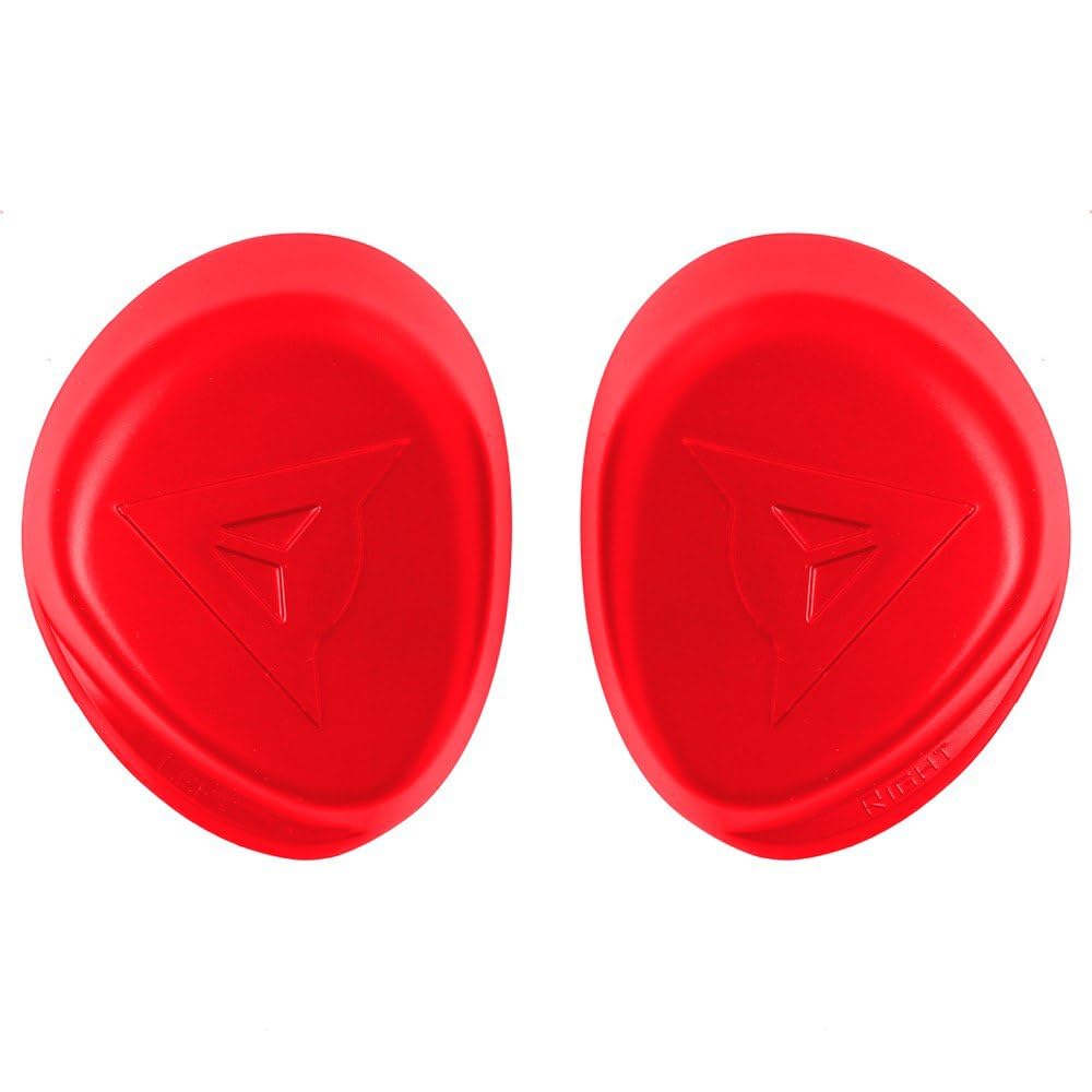 Dainese - Elbow Slider Rss 3.0, Saponette Moto per Gomiti, Protezione Moto Gomiti, Forma Aerodinamica, Unisex, Rosso Fluo, N