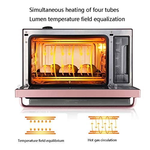 LYKYL 28L Toaster, Multi- functie Stoomoven met Timer - Toast- Bake- Broil Instellingen, Natural Convection 1. 2l Water… - Image 4