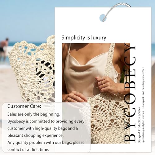 Bolso de Playa Grande Tejido para Mujer miniatura 7