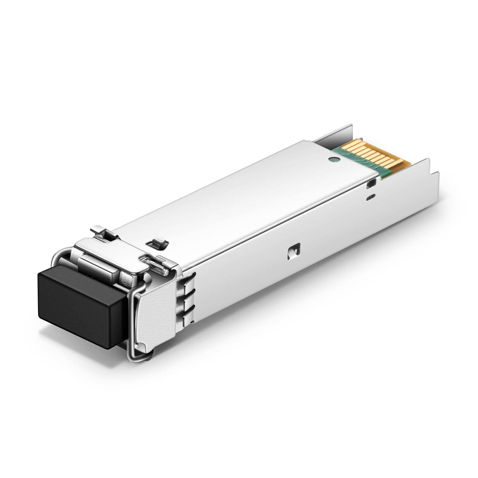 10er-Pack 1000Base-SX Transceiver Gigabit Multimode SFP zu LC Modul, MMF 850nm, 550m, DOM, Mini-GBIC für Cisco GLC-SX-MMD, Meraki MA-SFP-1GB-SX, Mikrotik, Supermicro, Ubiquiti, Netgear