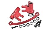 Aluminum 7075 Steering Bellcrank Set for Losi 1:10 Lasernut U4 Tenacity LOS03028 / Tenacity DB Pro LOS03027V2 Upgrades - Red