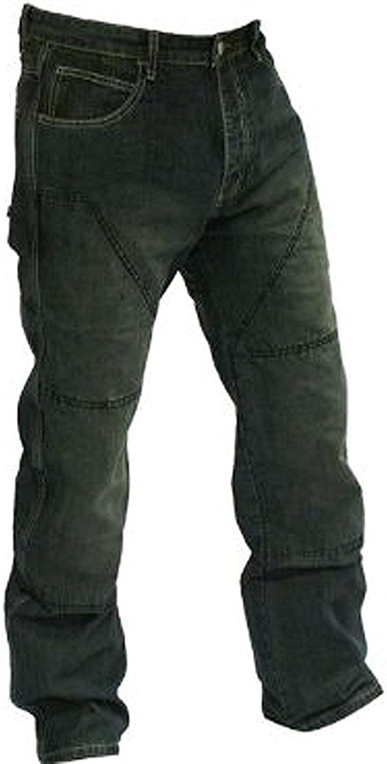Juicy Trendz® Homme Moto Pantalon Motard Pantalon pour Homme Renforcée Aramide Protection