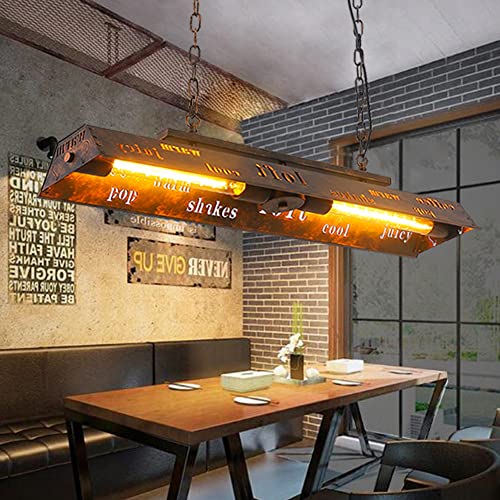 Lampe suspendue vintage en fer forgé pour illuminer et décorer votre cuisine ou bar