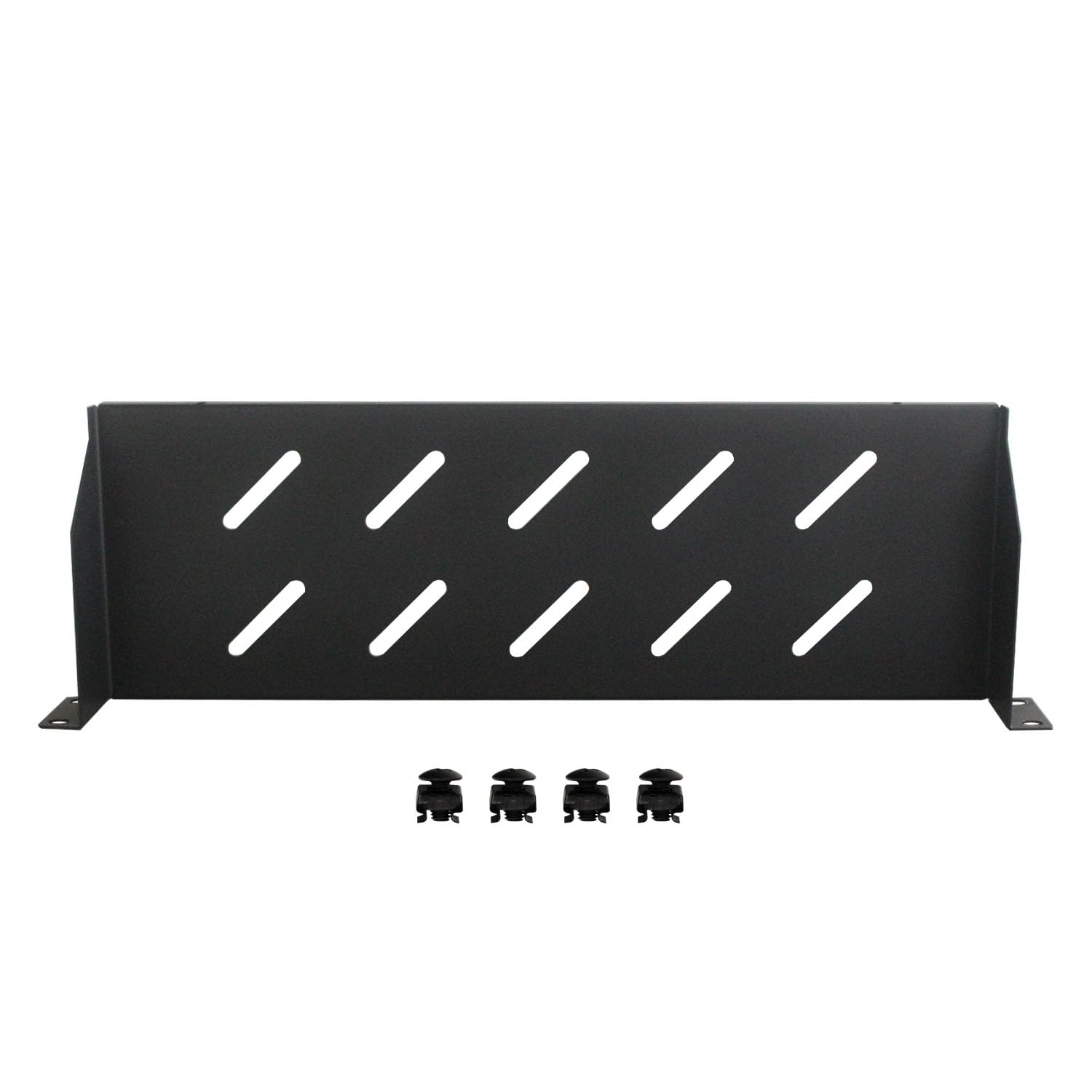 Ripiano per armadio rack 19 vassoio per armadio server di rete mobile audio ripiano estraibile per rack piastra di montaggio (483x465x350mm Spessore 1.5mm)