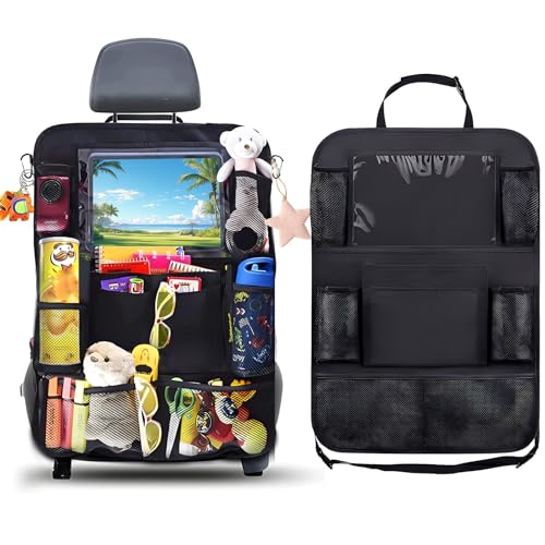 AiQInu Organizador Asiento Trasero Coche, Organizador Asiento Trasero Niños con Mucho Espacio de Almacenamiento Impermeable, Tejido Oxford, 9 Bolsillos AiQInu Organizador Asiento Trasero Coche, Organizador Asiento Trasero Niños con Mucho Espacio de Almacenamiento Impermeable, Tejido Oxford, 9 Bolsillos