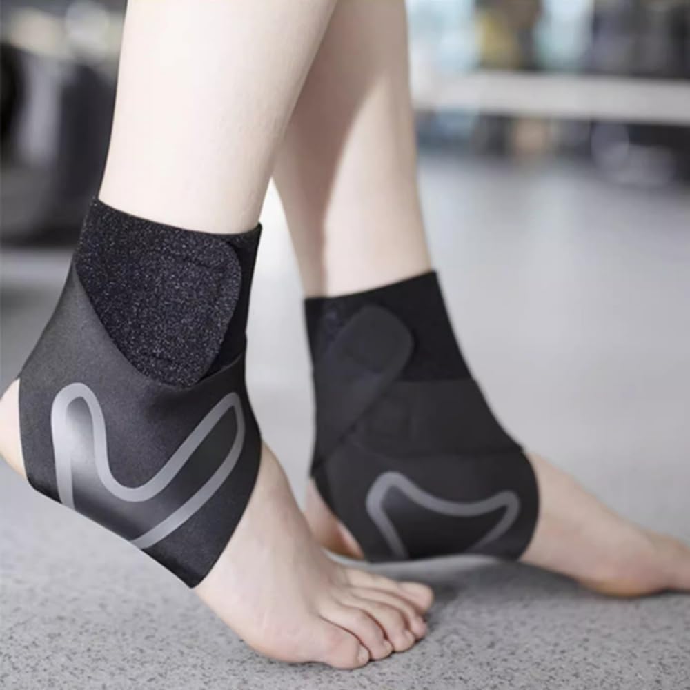MEIION Samargo Relief - Soutien plantaire avance 1 Paire de chevillères respirantes et réglables, soutien pour chevilles faibles, idéales pour sportifs homme et femme, course, football, basketball