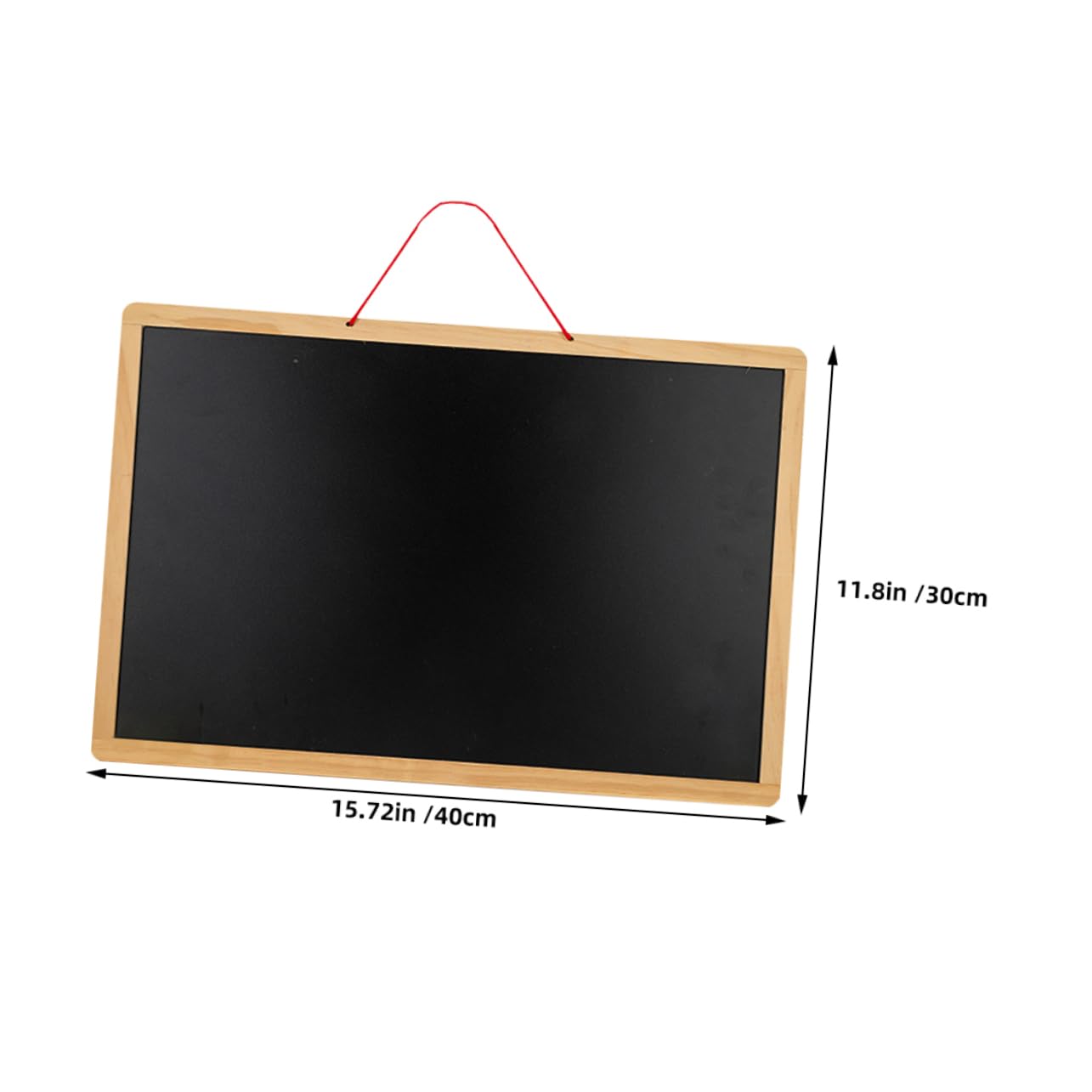 SEWACC Rustic Magnetic Chalkboard Sign Wall-Mounted Board for Kitchen Office Wedding Party Classroom Easy Erasing Space-Saving Design for Messages Drawings
