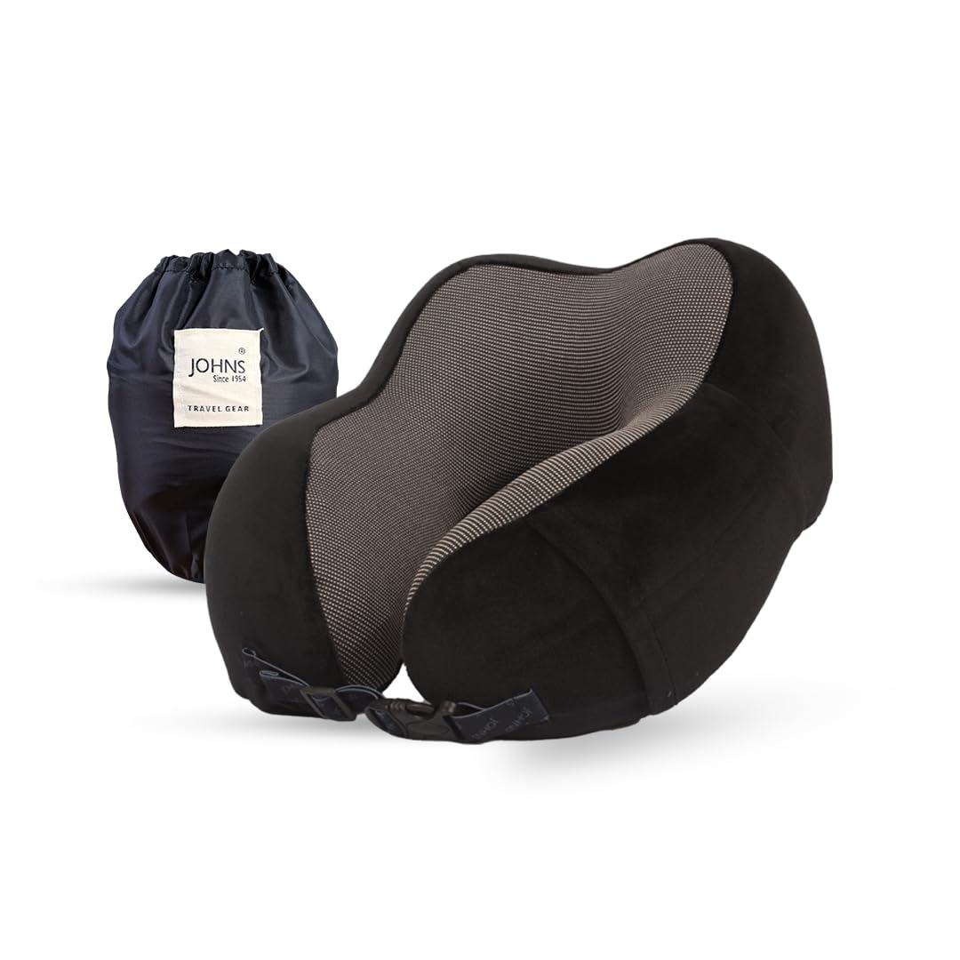 John's Travel Neck Pillow (Black)-image-35
