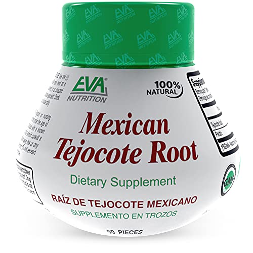 EVA NUTRITION - Original Mexican Raiz de Tejocote Root 3-Month Supply - All Natural Organic Dietary Supplements, 90 Pieces