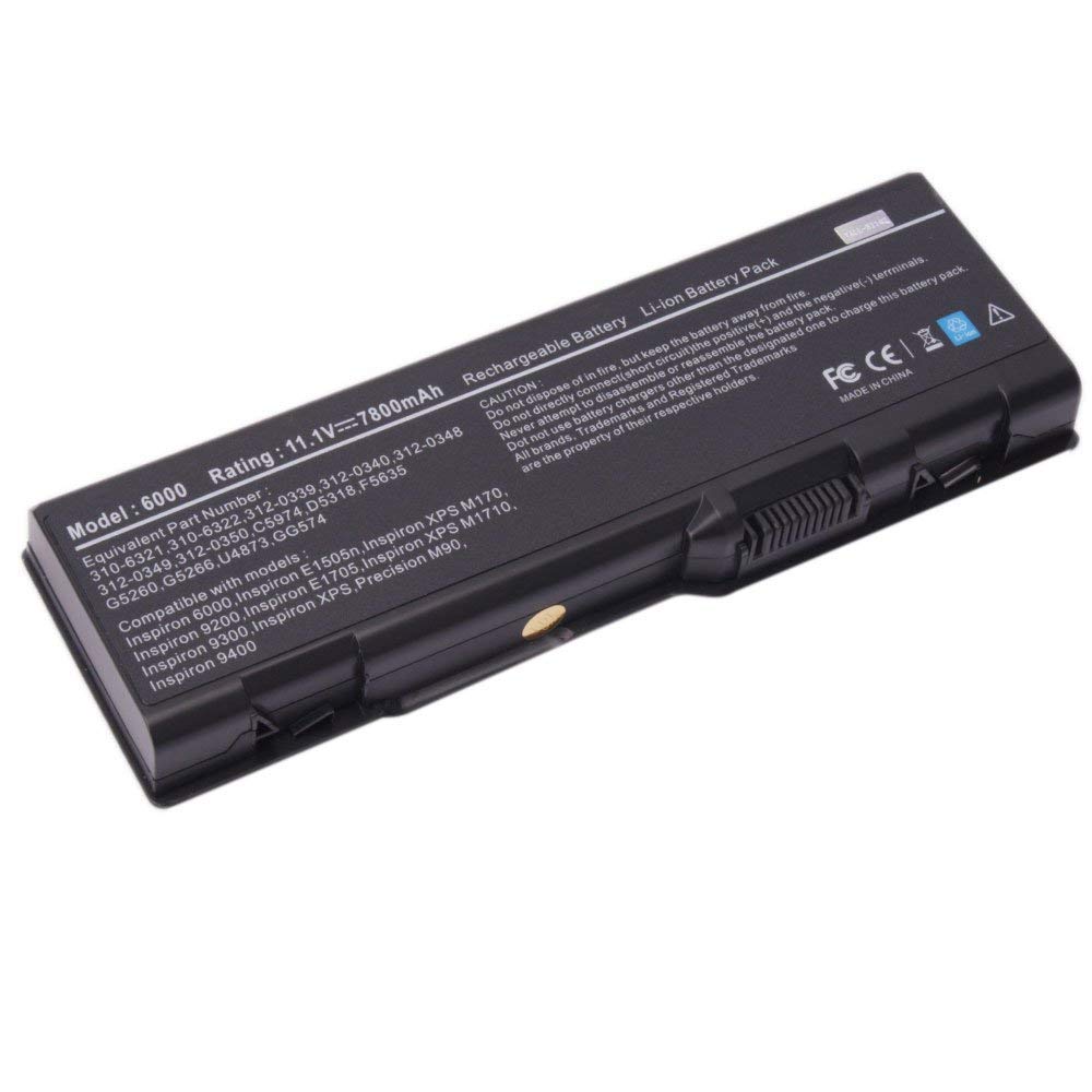 SellZone Replacement Laptop Battery for Dell Inspiron 6000 9200 9300 9400 Precision M6300 M90 (B089KTKHS2) Amazon Price History, Amazon Price Tracker