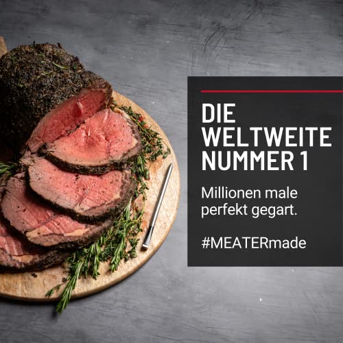 Foto von MEATER+ | Neu: Das kabellose, smarte Fleischthermometer mit 50m Reichweite | Für Ofen, Grill, Pfanne und Rotisserie | Perfekter Fleischgenuss via App