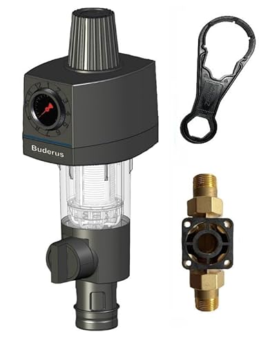Buderus Logofix Rückspülfilter Druckminderer Wasserfilter 1,5-16 bar DN20 - DN32 (DN 32 | 1 1/4