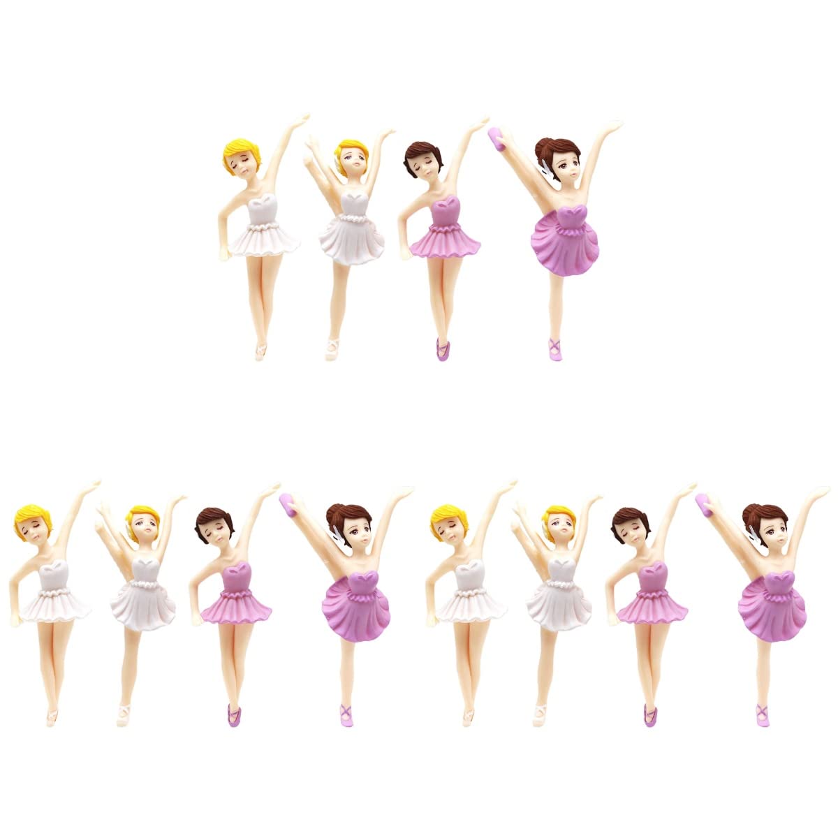 ifundom 12pezzi Decorazioni Per Compleanno Cake Topper Ballerina e Accessori Per Compleanno e Decorazioni Per Speciali