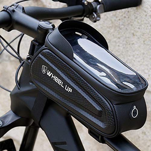 Goodjobb Bolsa de Guiador para Bicicleta Sombra à Prova de Água Suporte para Celular Suporte de Bols