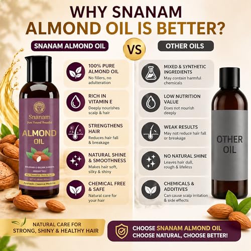 Image of Raughan-e-Badam Shireen Sweet Almond Oil, 100% Pure, Unrefined, for Hair, Skin, Nails, Face, Hands, 100ml