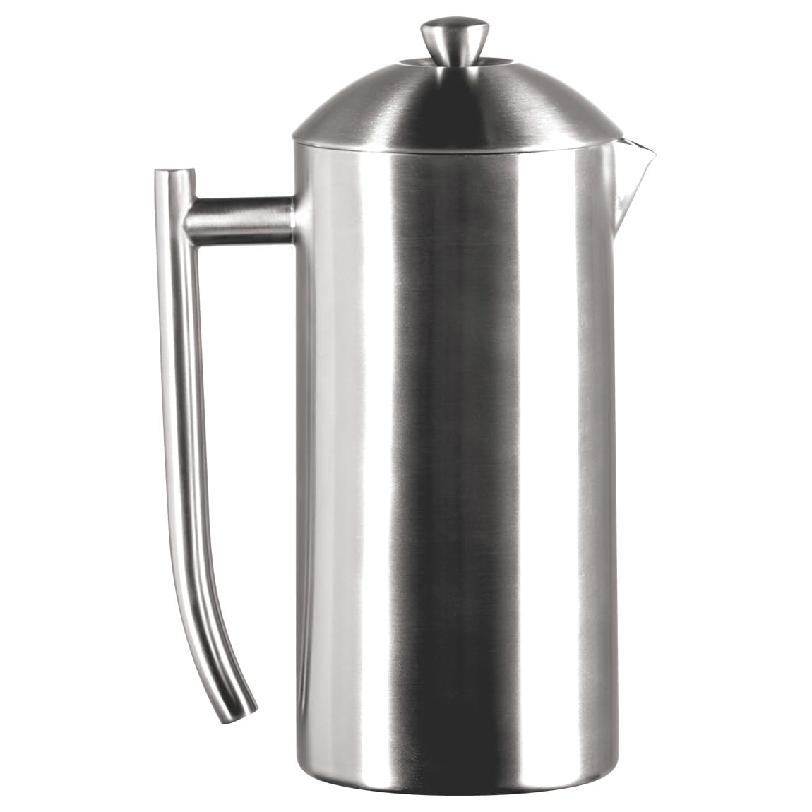Frieling Double-Walled Stainless Steel French Press Coffee Maker - Brushed 36 oz (1 Liter) Insulated Coffee Press