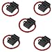 Produktbild Audioproject A211-5 x Pack - Sicherungshalter ATC max 40A mit 6mm² 10 AWG Kabel Spritzwasser geschützt - Extra Dickes Kabel - für Flachsicherung