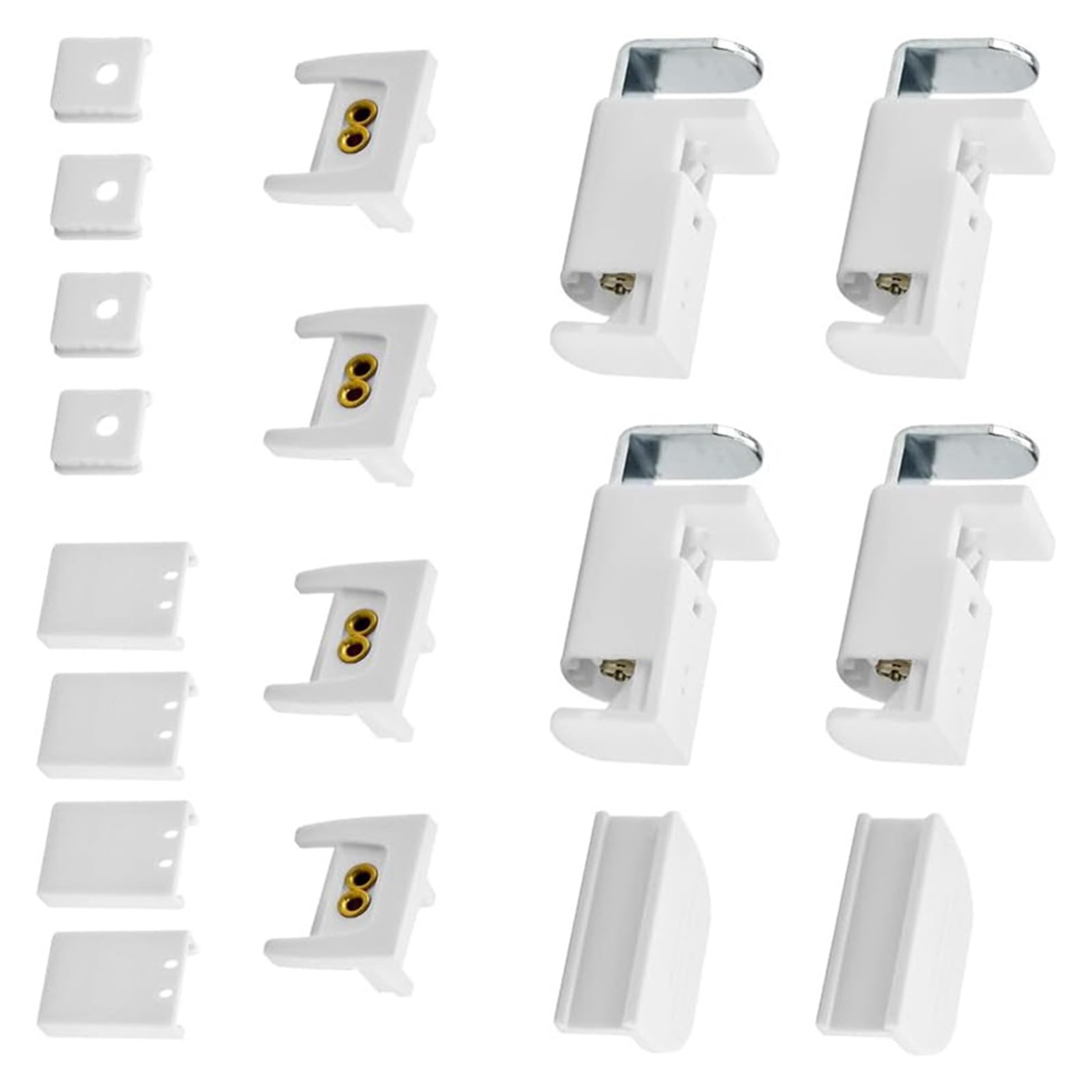 sonnensegel klemmhalter 18-teiliges Plissee-Halterungs-Set, Fenster-Sonnenschutz, Klemmhalter, Rollo-Halterungen, Zubehör-Set Küche, Haushalt & Wohnen Color:The Grip Camping Parque de Campismo Pulsium