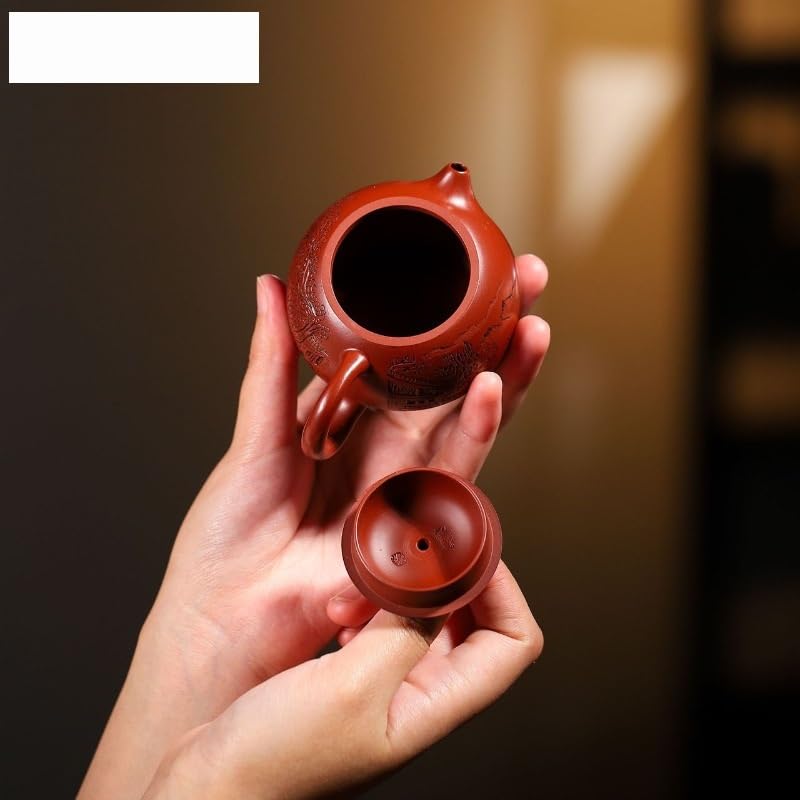 Czajnik do herbaty 150 ml Fioletowy czajnik do parzenia herbaty Zestaw Zisha Chiński czajnik wielofunkcyjny ceramiczny do herbaty, mleka, kawy, biura